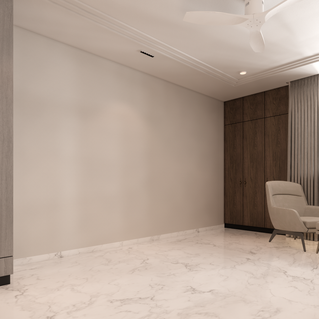 Bare room shell — concept and space planning stage